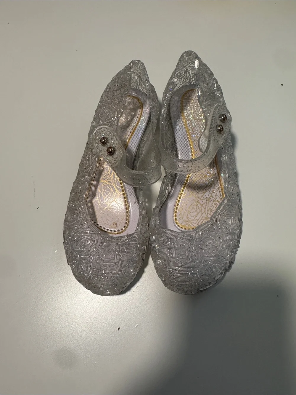 Girls' Glitter Mary Jane Dress Shoes - Silver